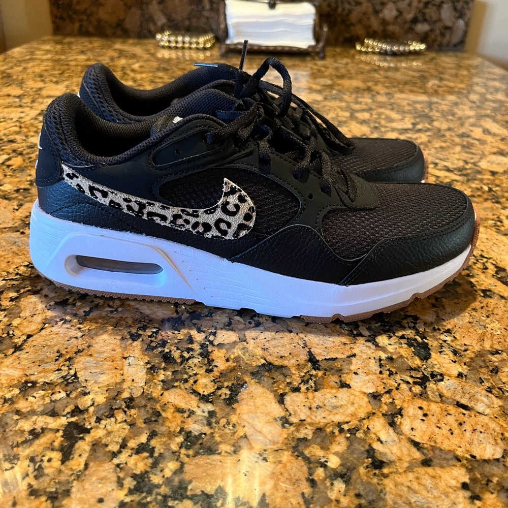 Nike Black Leopard Print Sneakers